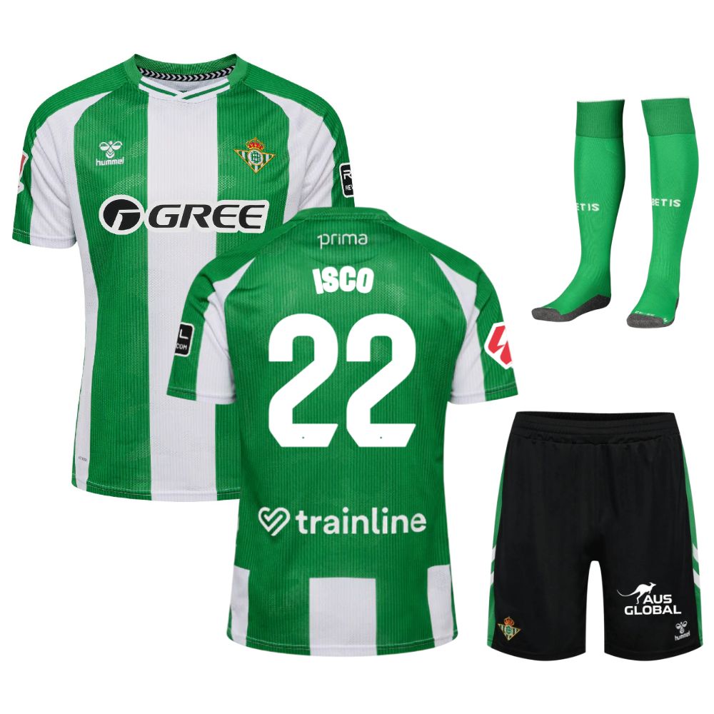 Maillot Kit Enfant Betis Seville Domicile 2025 2026 Isco