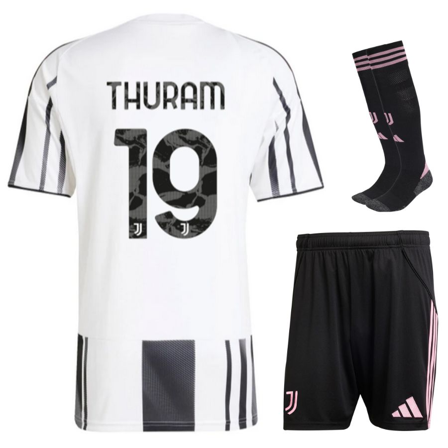 Maillot Kit Enfant Juventus Domicile 2025 2026 Thuram