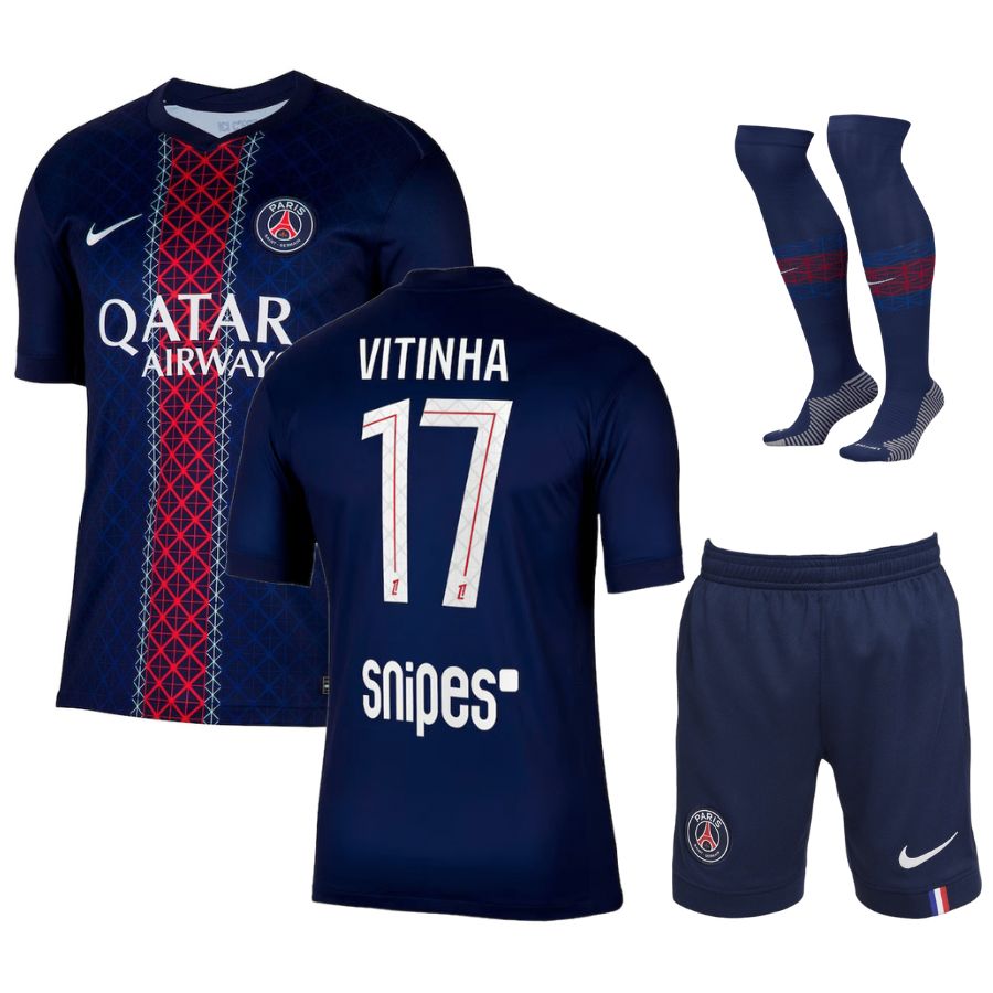 Maillot Kit Enfant PSG Domicile 2025 2026 Vitinha