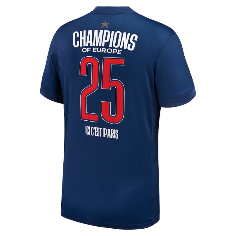 Maillot PSG Champions D’Europe 2025 1 Etoile