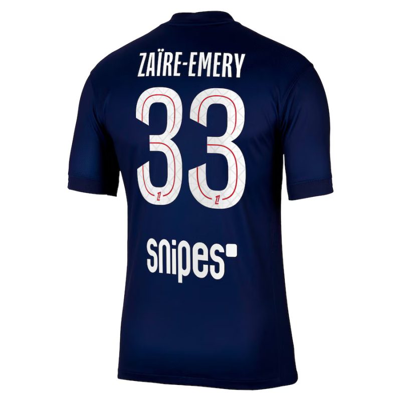Maillot PSG Domicile 2025 2026 Zaire Emery