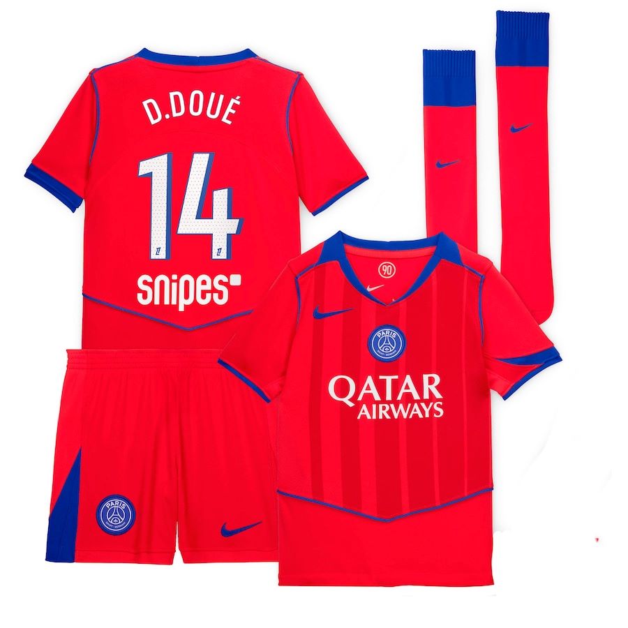 Maillot Kit Enfant PSG Third 2025 2026 Désiré Doué