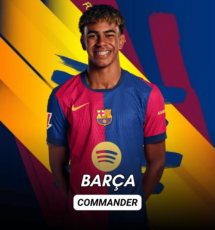 Joueur du FC Barcelone en maillot